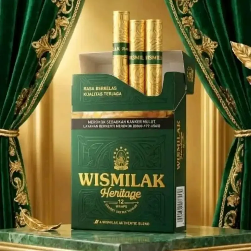 wismilak heritage 12 traditional hand rolled kretek clove cigarettes non-filter